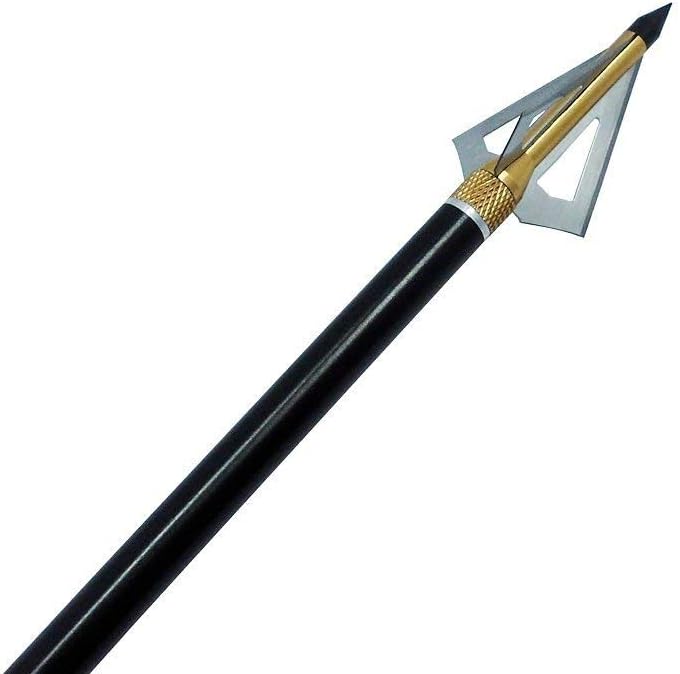 Sinbadteck Hunting Broadheads, 12PK 3 Blades Archery Broadheads 100 Grain Screw-in Arrow Heads Arrow Tips Compatible with Traditional Bows and Compound Bow - Image 4